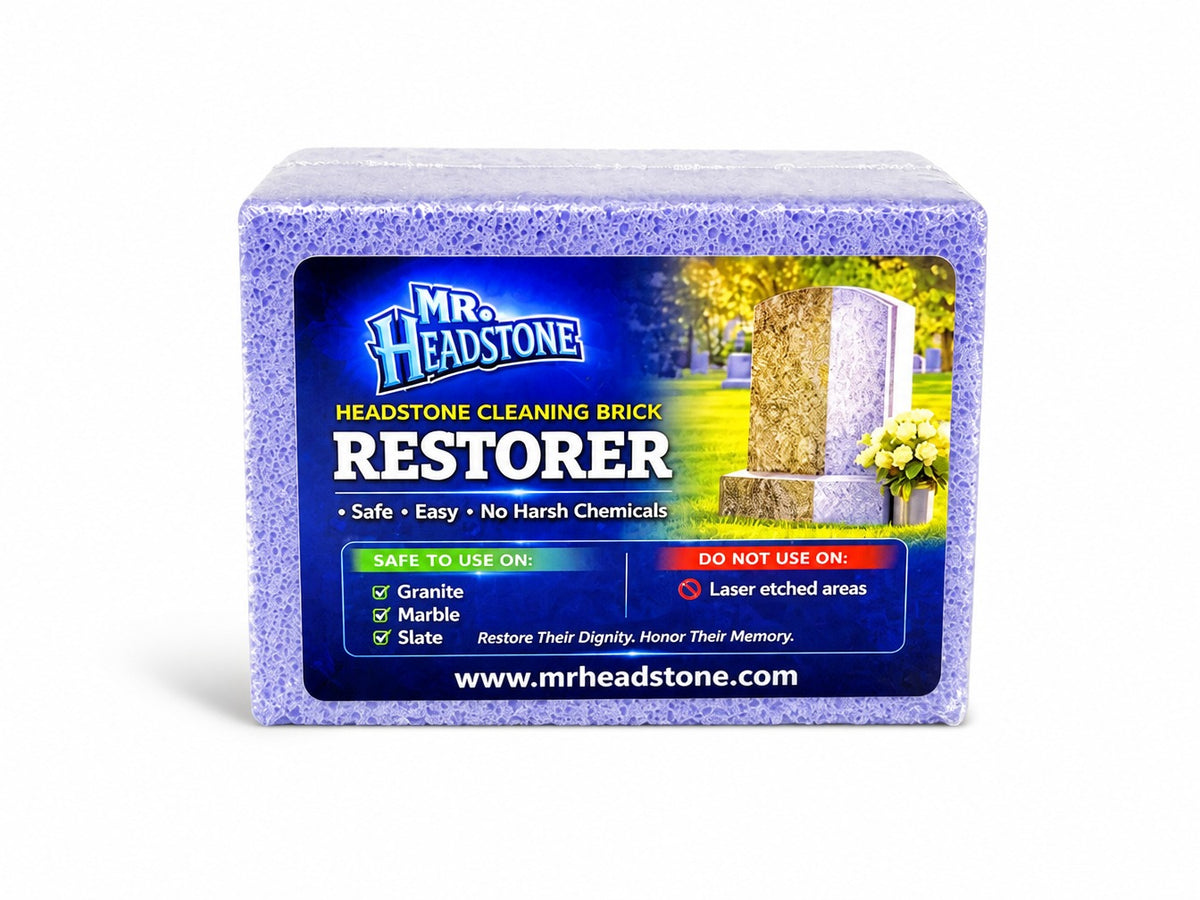 Headstone Cleaning Brick RESTORER