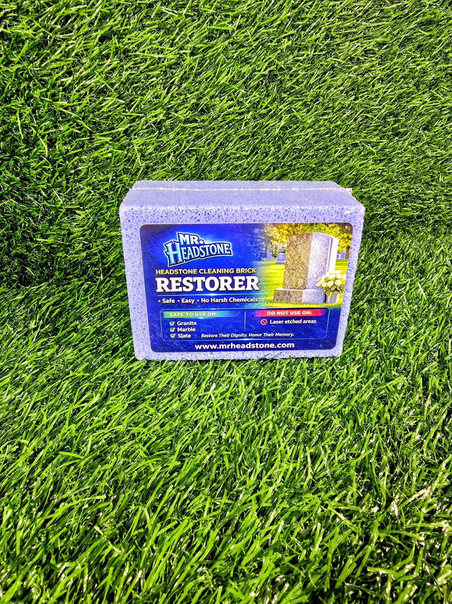 Headstone Cleaning Brick RESTORER
