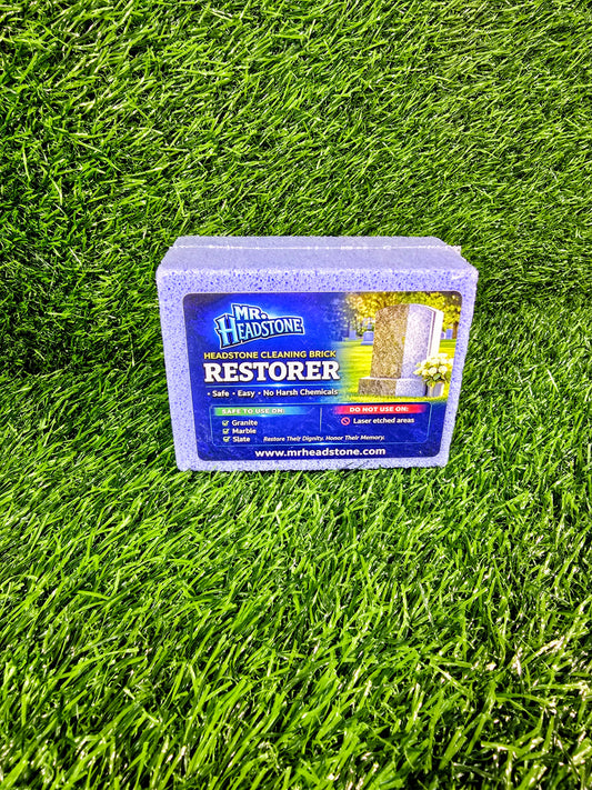 Headstone Cleaning Brick RESTORER