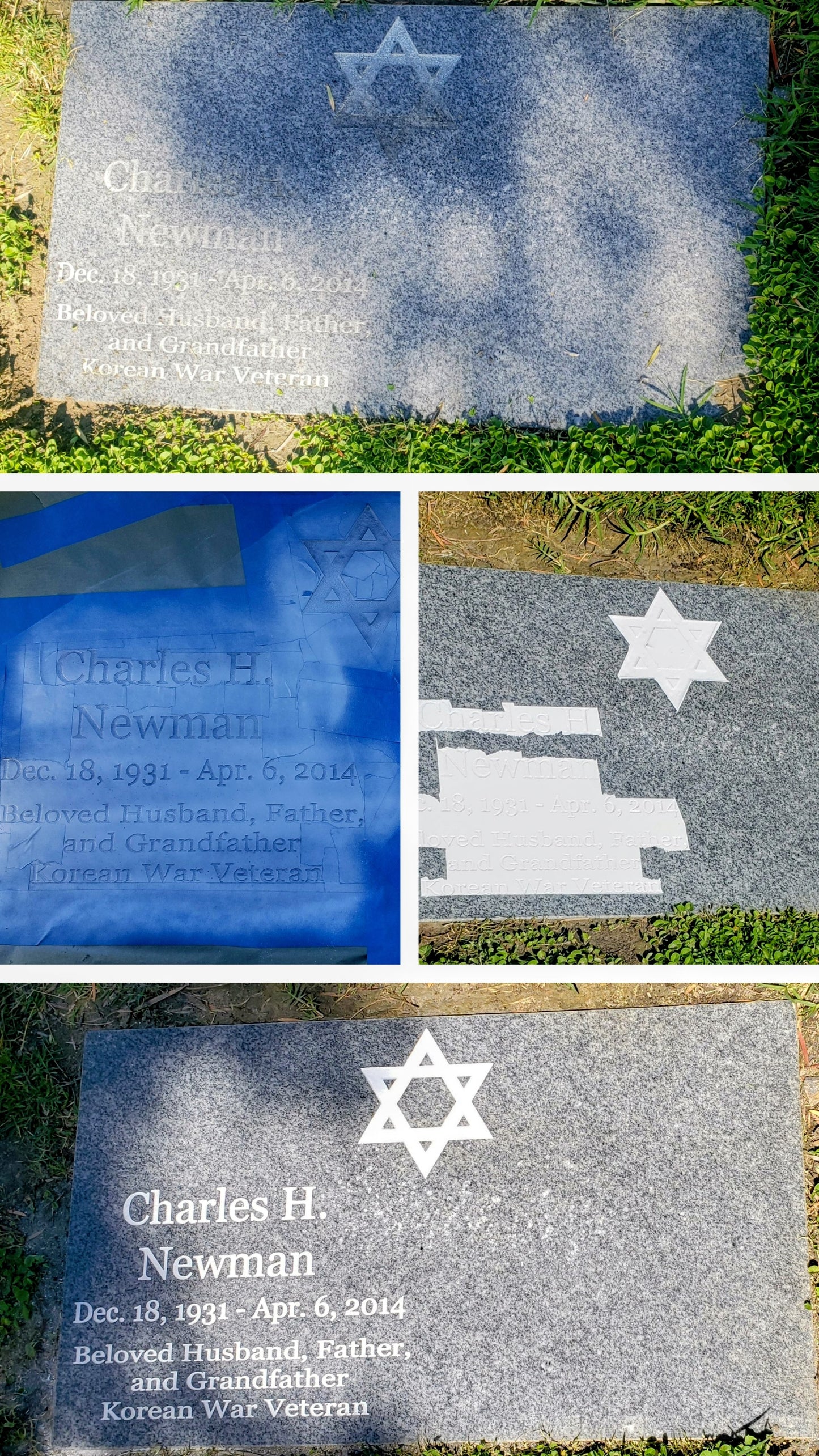 Headstone Cleaning Brick RESTORER