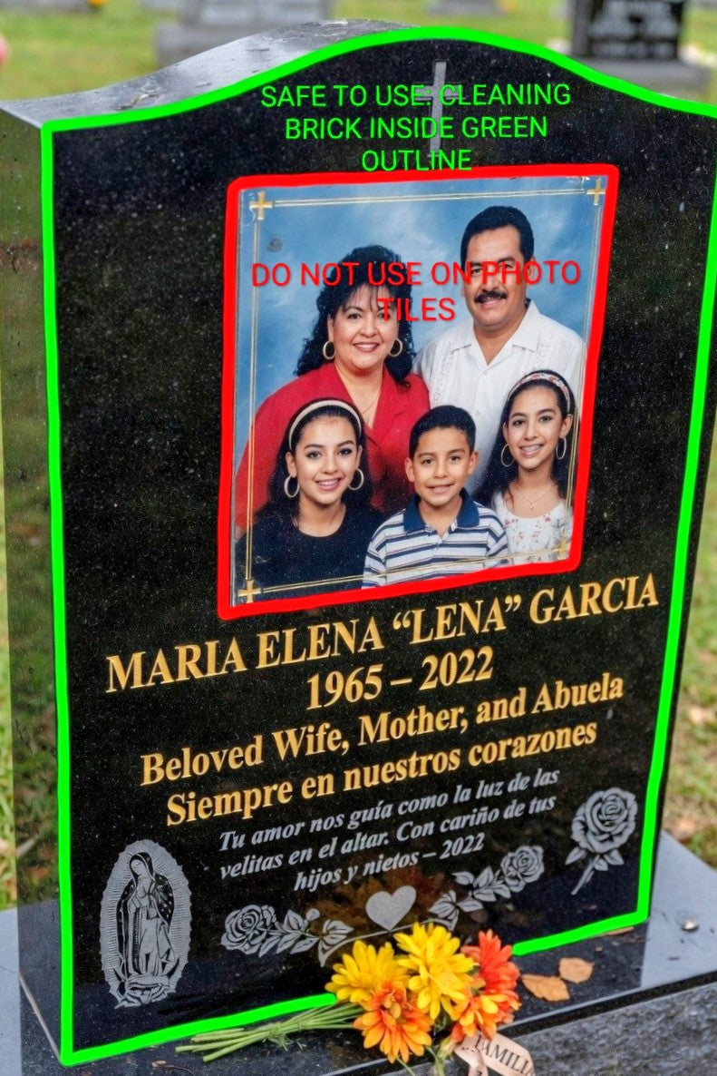 Headstone Cleaning Brick RESTORER